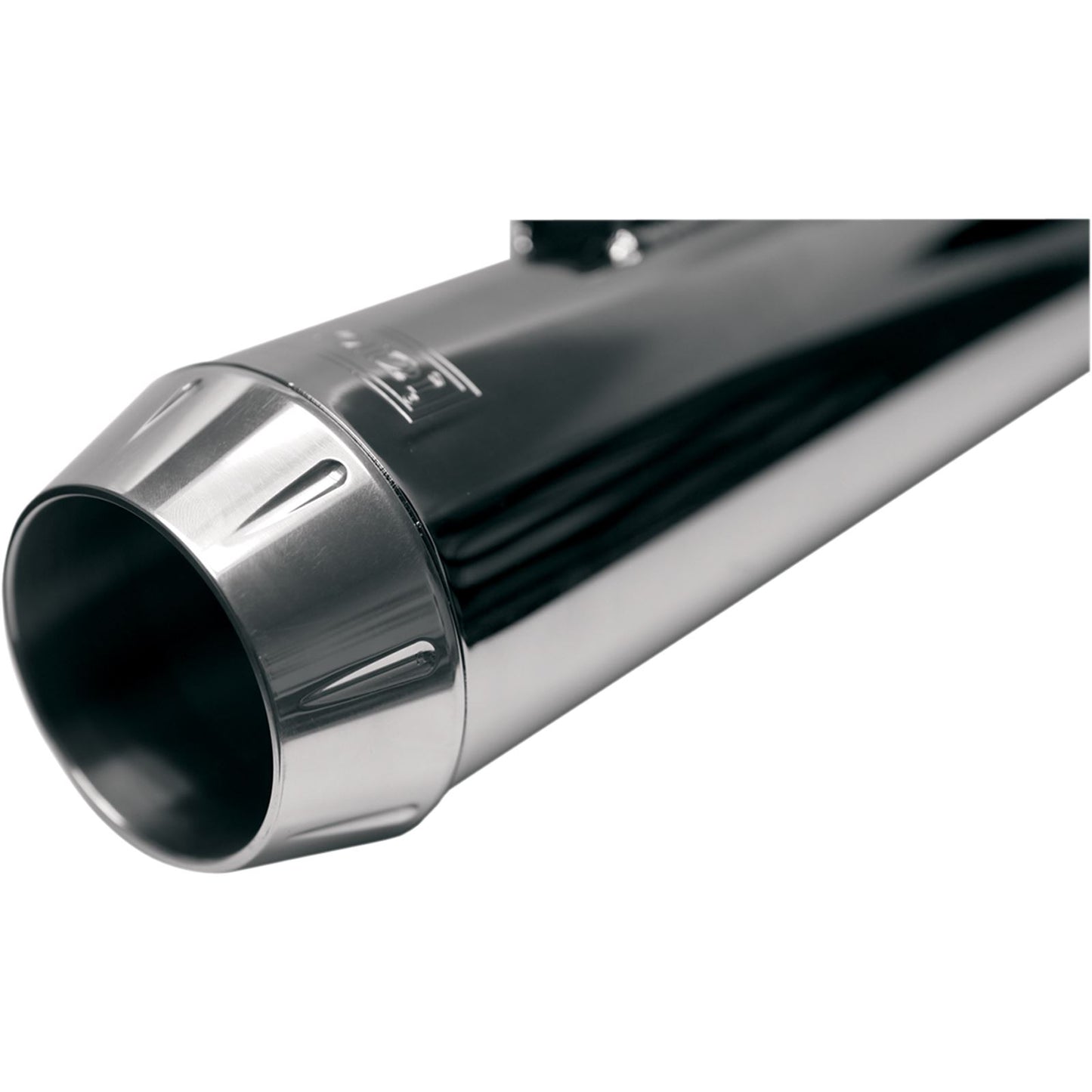 Bassani Manufacturing End Cap - Polished - Short Megaphone [MPN: ENDCAP-SM]_350159