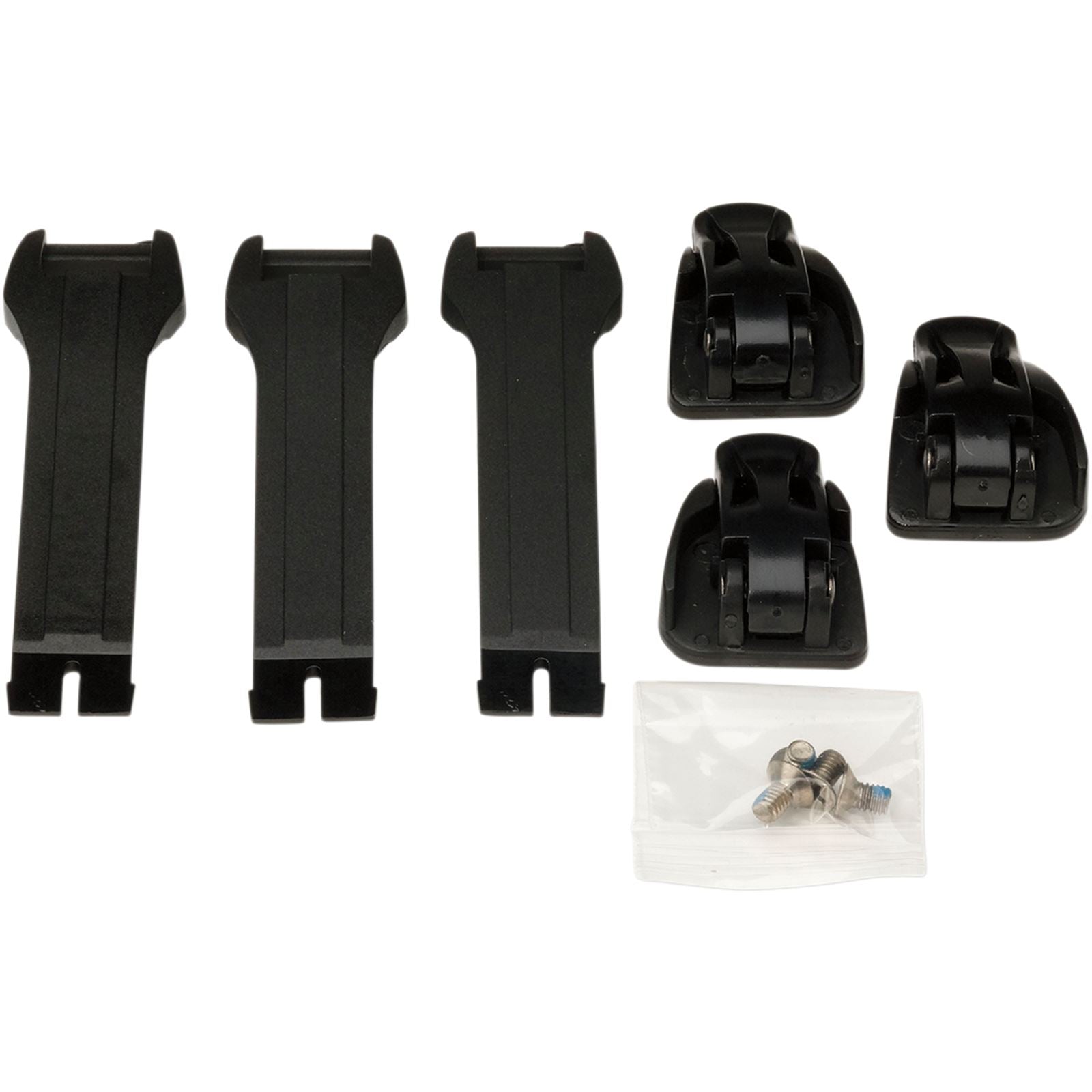 Moose Offroad Strap/Buckle Kit - Black 3430-0842_441726