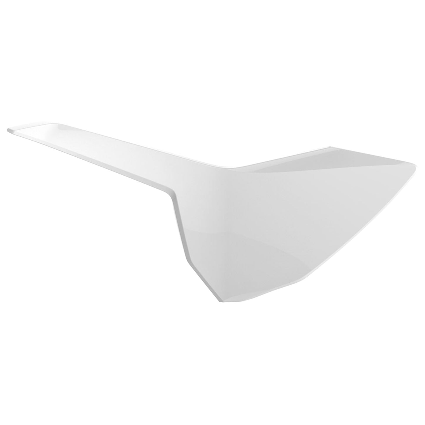 Polisport Side Number Plate - White 8418200002_289619