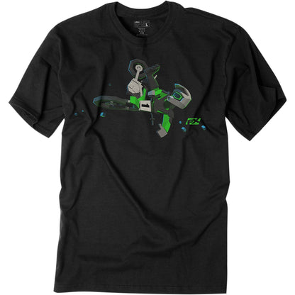 Factory Effex Youth FX Moto Kids Tee Shirt - Black - Large 19-83734_385672