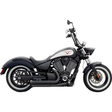 Bassani Manufacturing Pro-Street Exhaust - Black - Turnout [MPN: 6V23DB]_350057