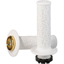 Moose Offroad White/Gold Moose Lock-On Grips 0630-2536_431964
