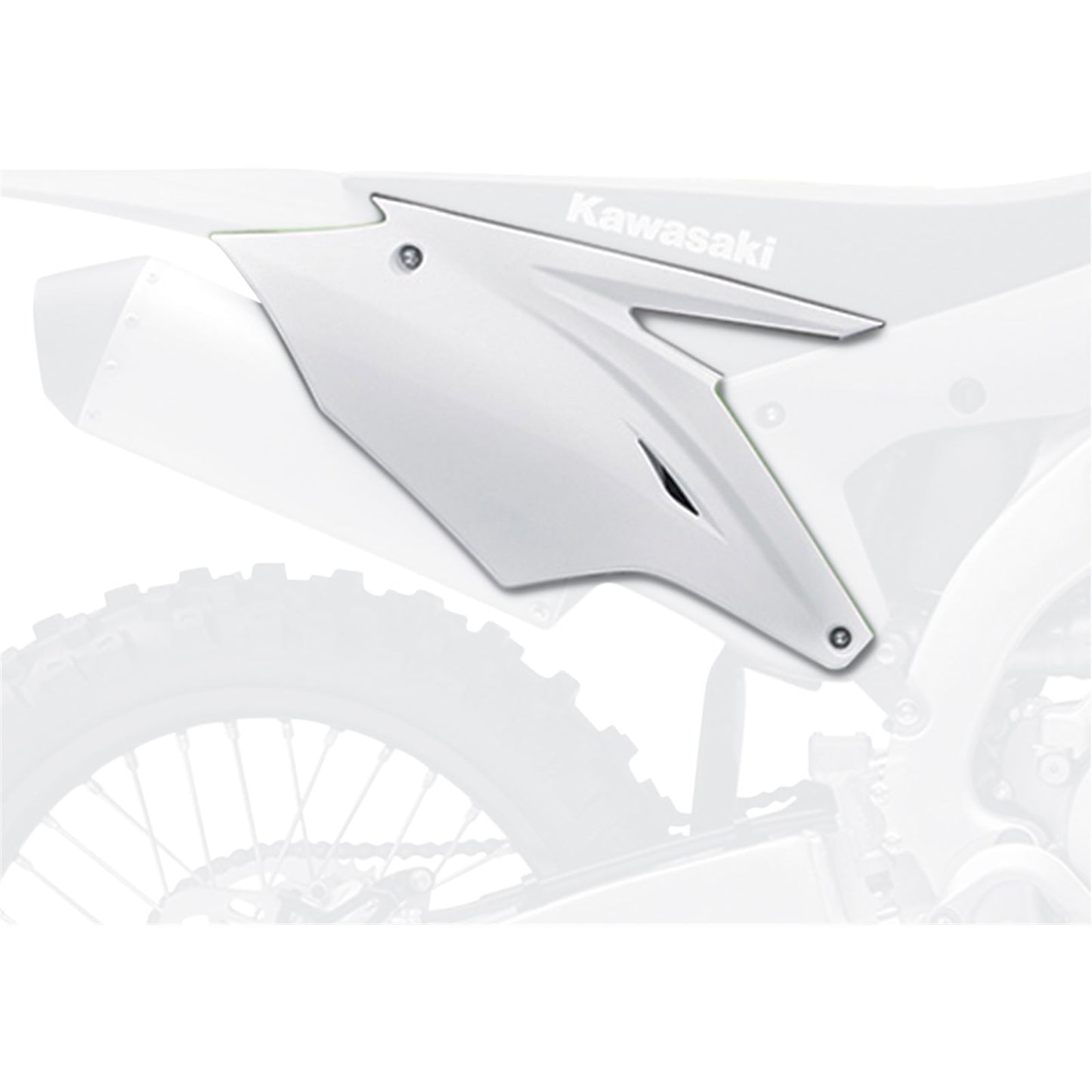 Polisport Side Number Plate - White 8608200002_912208