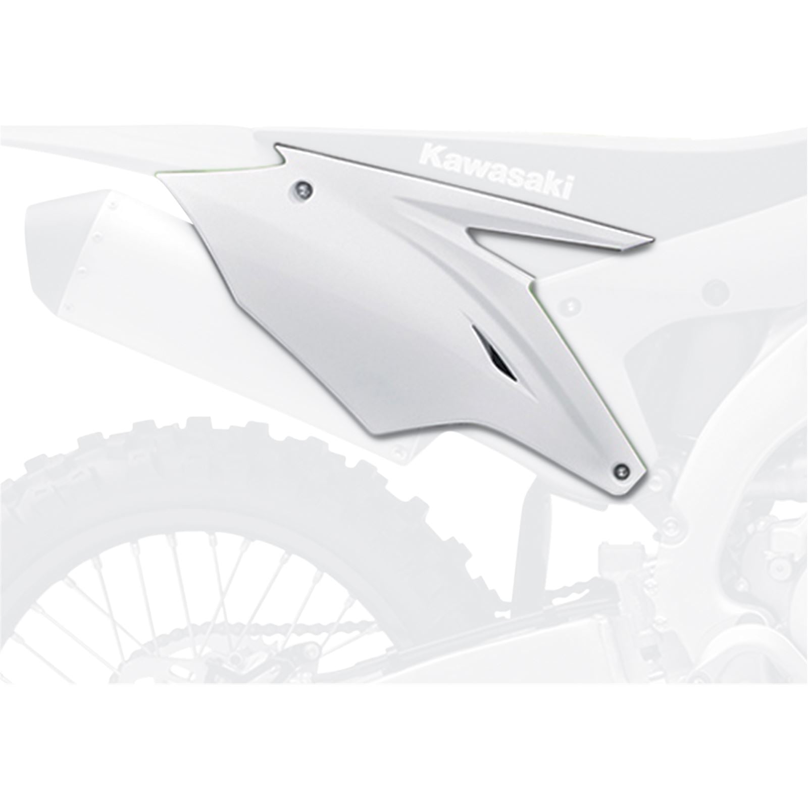 Polisport Side Number Plate - White 8608200002_912208