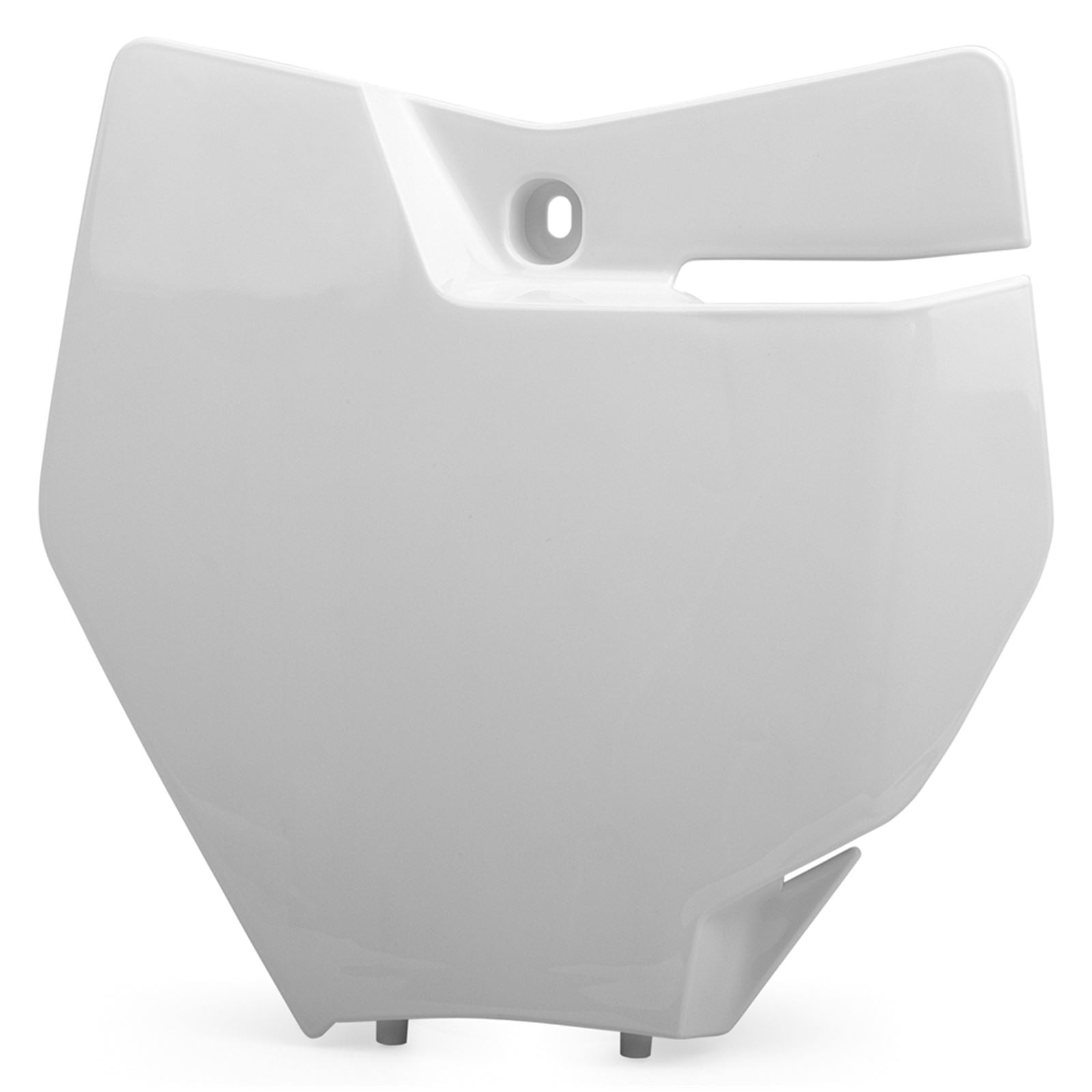 Polisport Front Number Plate - White 8664900002_289672