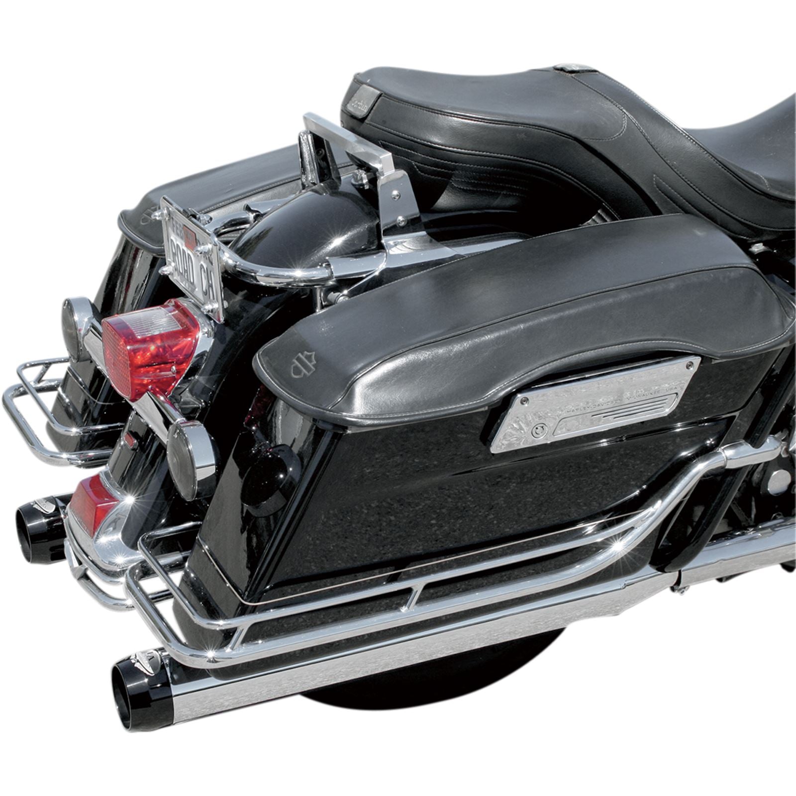 Bassani Manufacturing 4" Quick Change Mufflers - Black - FL '95-'16 [MPN: 1F740B]_349980