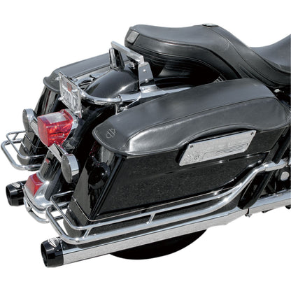 Bassani Manufacturing 4" Quick Change Mufflers - Black - FL '95-'16 [MPN: 1F740B]_349980
