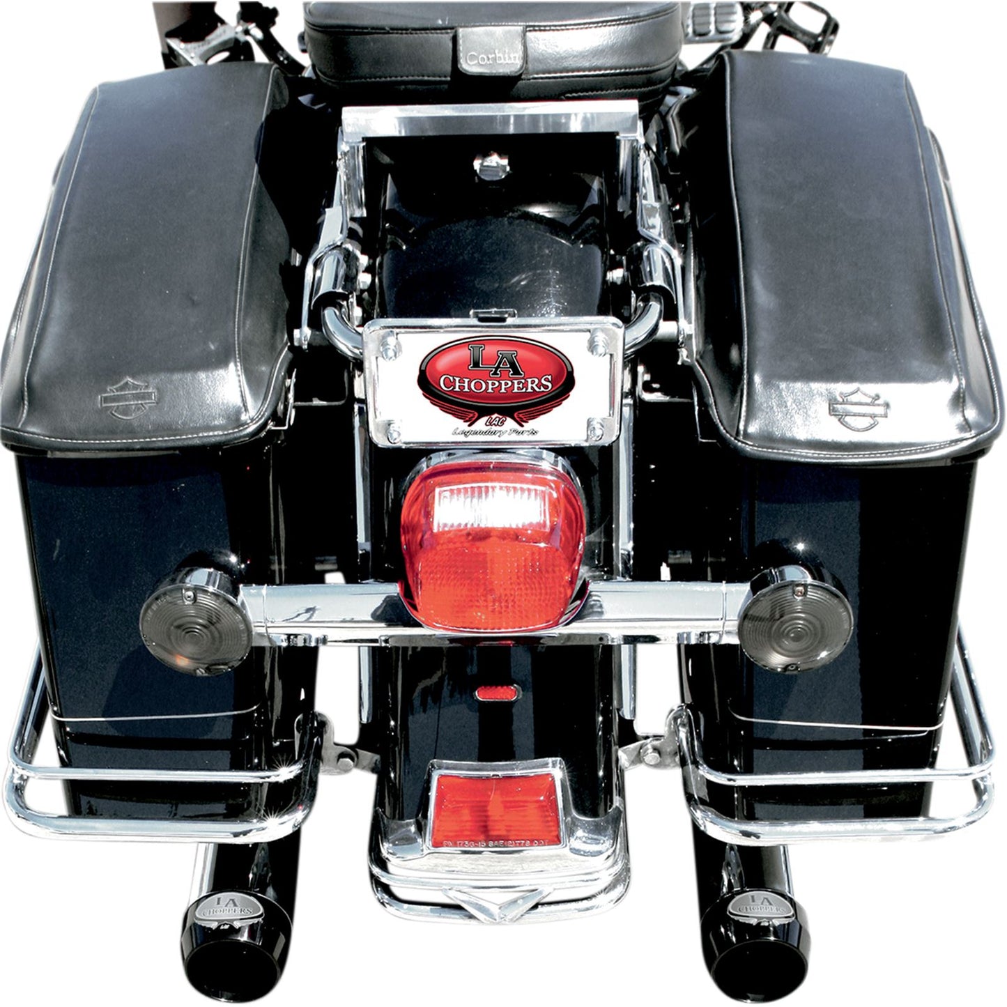 Bassani Manufacturing 4" Quick Change Mufflers - Black - FL '95-'16 [MPN: 1F740B]_349982