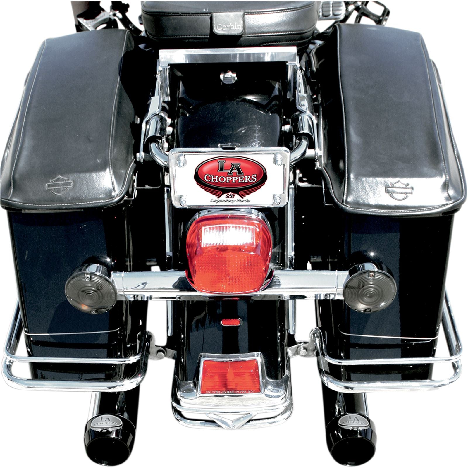 Bassani Manufacturing 4" Quick Change Mufflers - Black - FL '95-'16 [MPN: 1F740B]_349982