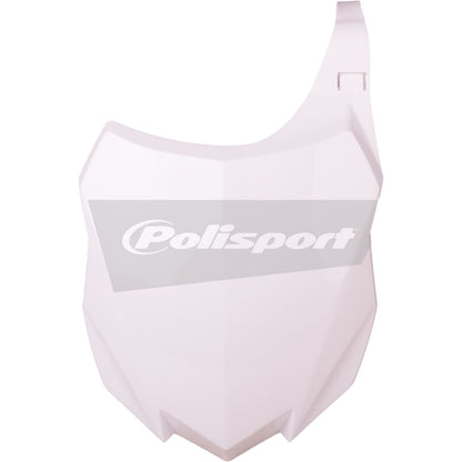 Polisport Front Number Plate - White 8659200002_289679