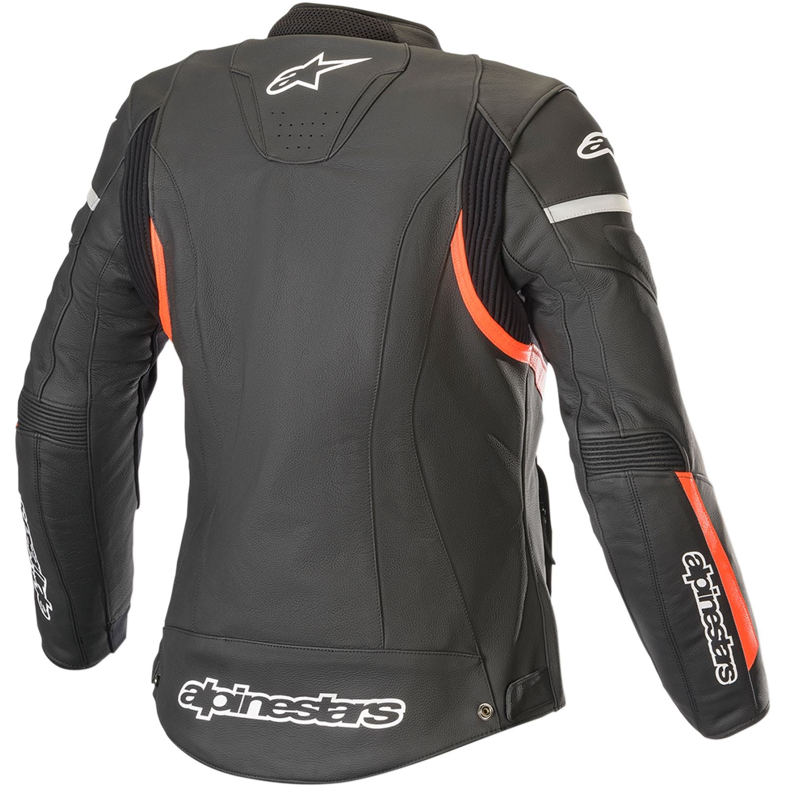 Alpinestars Stella Kira Leather Jacket - Black/Red - X-Small CLOSEOUT 3112019-1030-38_1501607