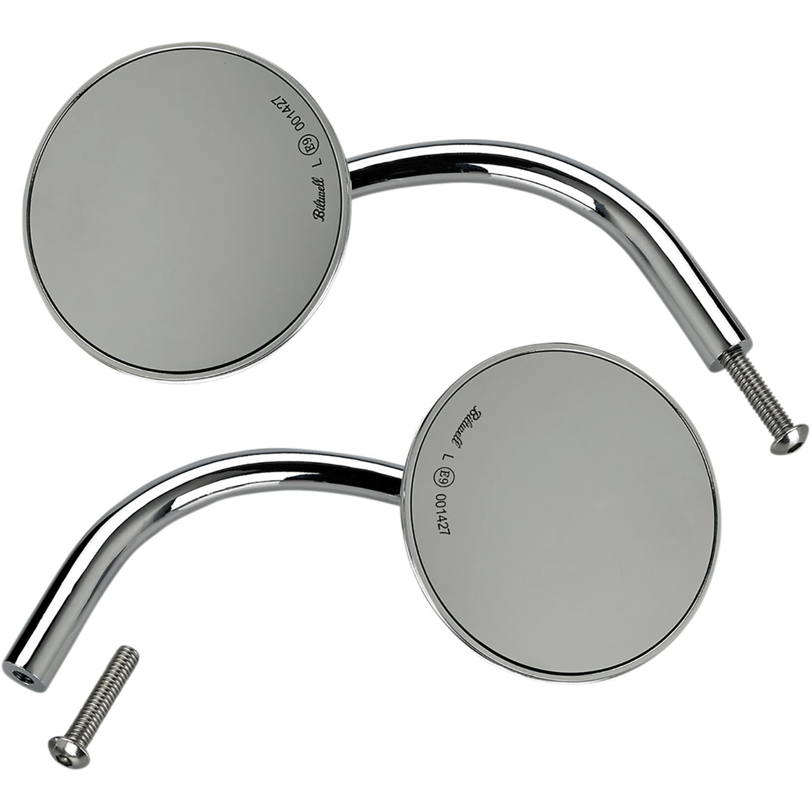 Biltwell Inc. Mirror - Round - Chrome 6503-400-532_353032