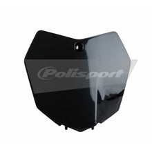 Polisport Front Number Plate - Black 8659100003_289697