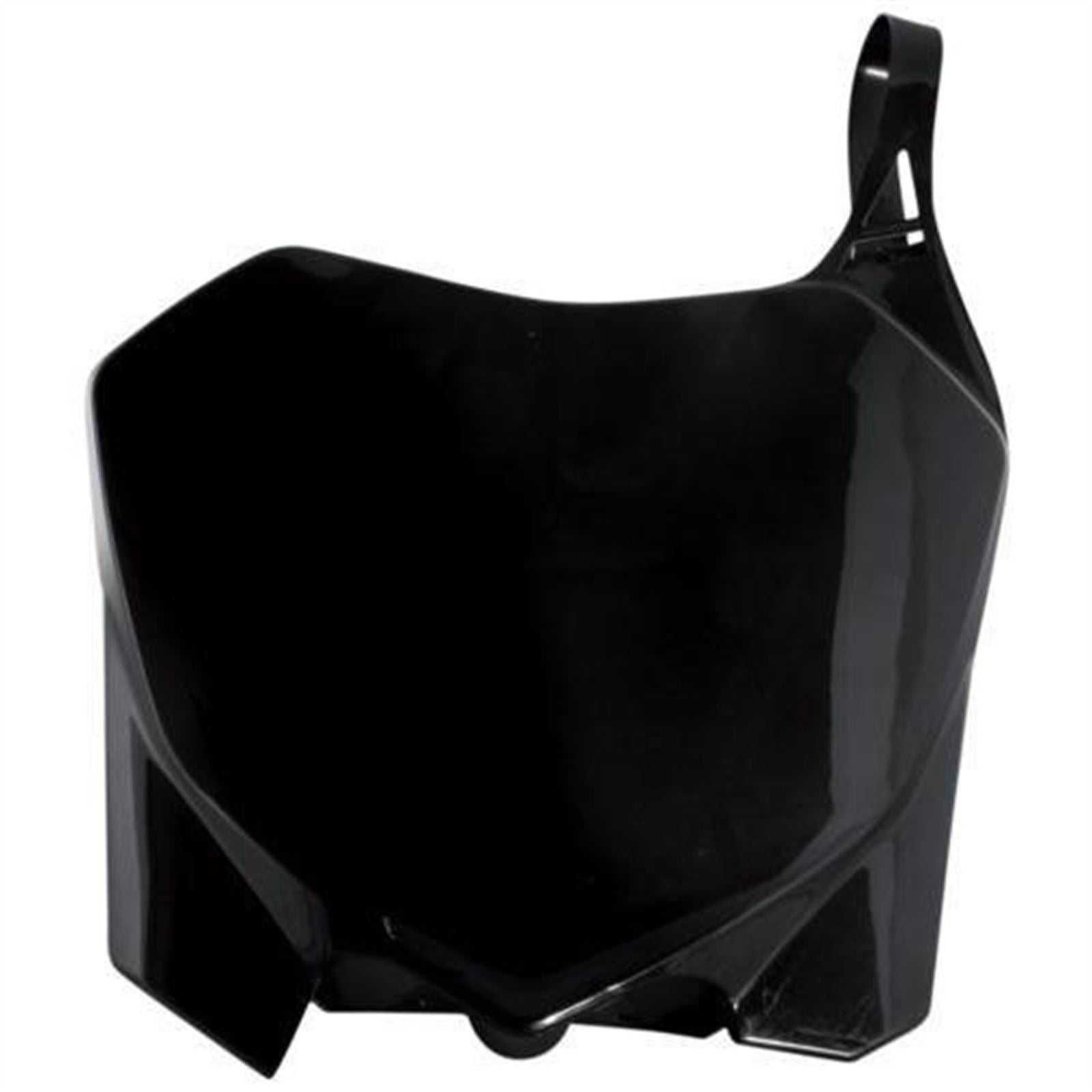 Polisport Front Number Plate - Black 8659100003_599546