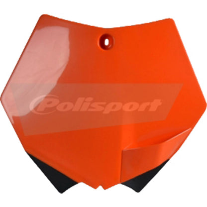 Polisport Front Number Plate - Orange 8664400001_289699