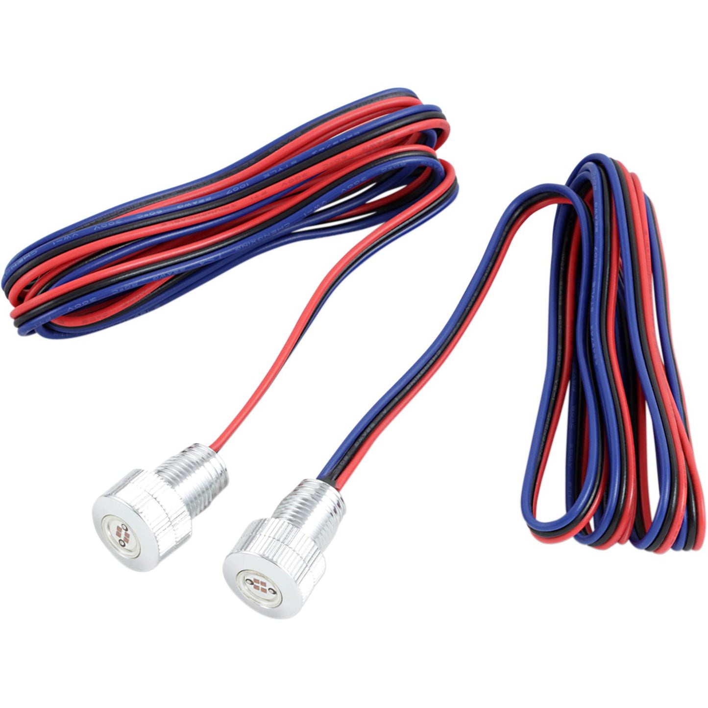 Paul Yaffe's Bagger Nation Super Bright Red LED - Silver [MPN: BOLTS-BRK-S]_452177