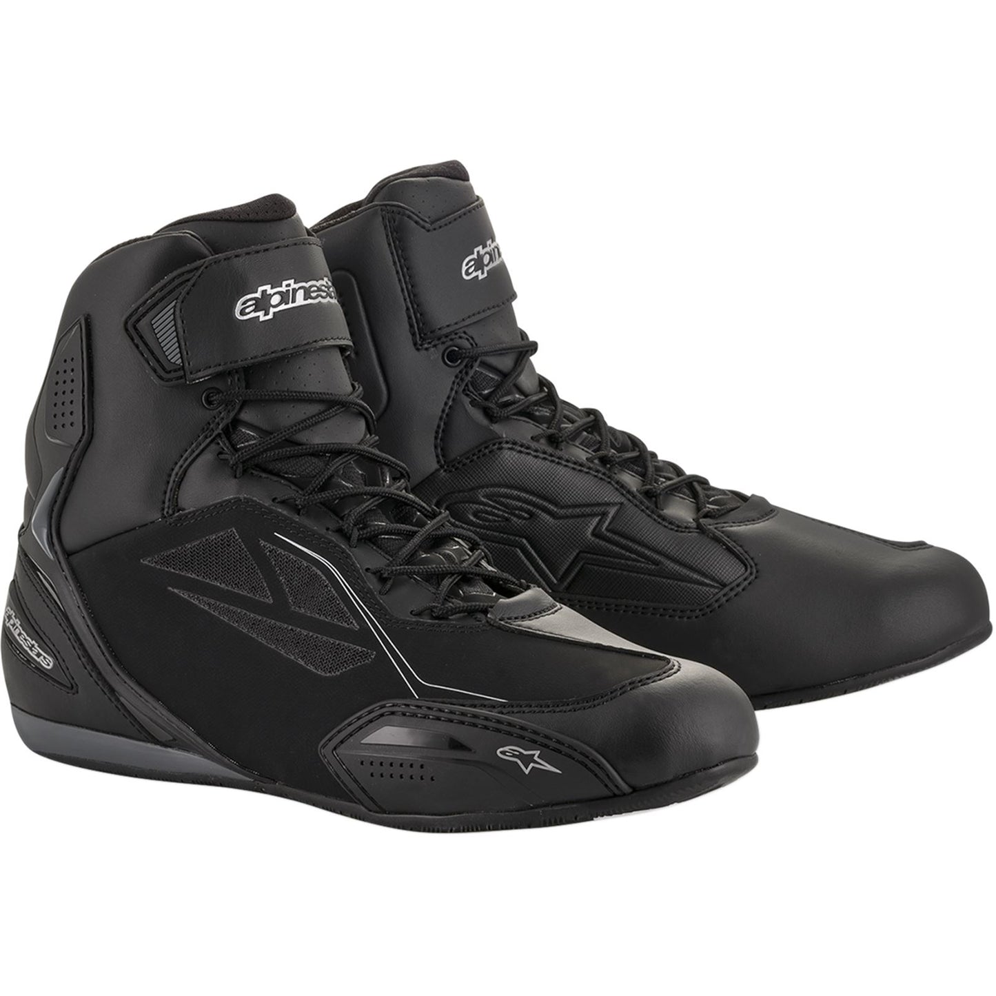 Alpinestars Faster-3 Drystar Shoes - Black/Silver - Size 8 [MPN: 2540919-119-8]_338303