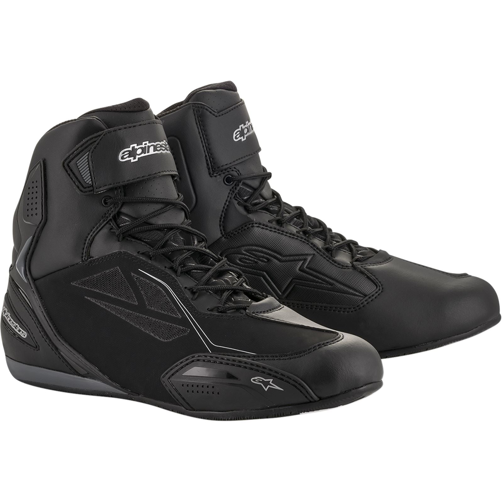 Alpinestars Faster-3 Drystar Shoes - Black/Silver - Size 8 [MPN: 2540919-119-8]_338303
