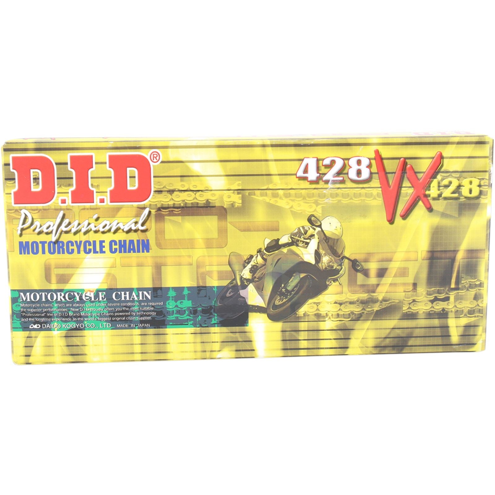 D.I.D. 428 VX - High-Performance Motorcycle Chain - 25 Feet [MPN: 428VXX25FT]_372552