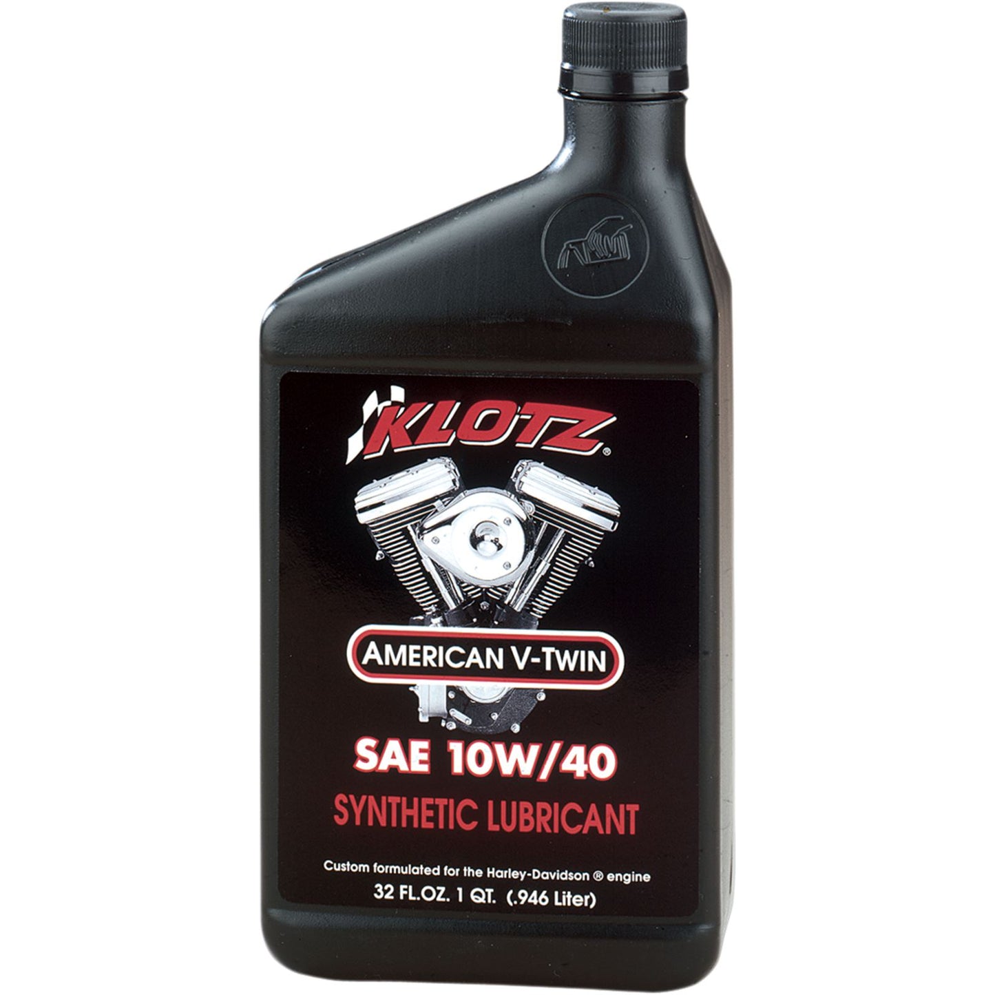 Klotz V-Twin Synthetic Engine Oil - 10W-40 - 1/Quart [MPN: KH-1040]_409938