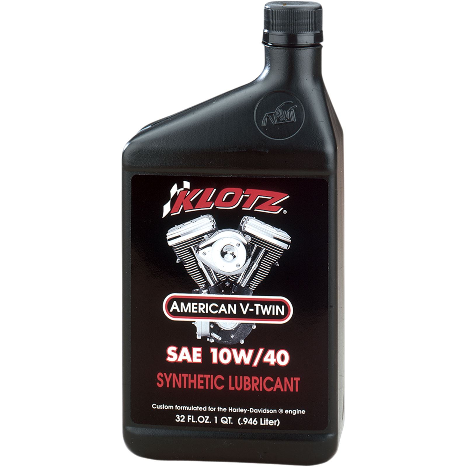 Klotz V-Twin Synthetic Engine Oil - 10W-40 - 1/Quart [MPN: KH-1040]_409938
