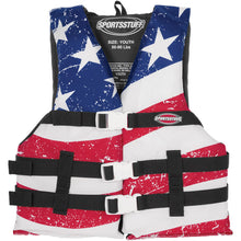 Airhead Youth Stars & Stripes PFD Life Vest - Red/White/Blue [MPN: 10098-03-A-US]_322300