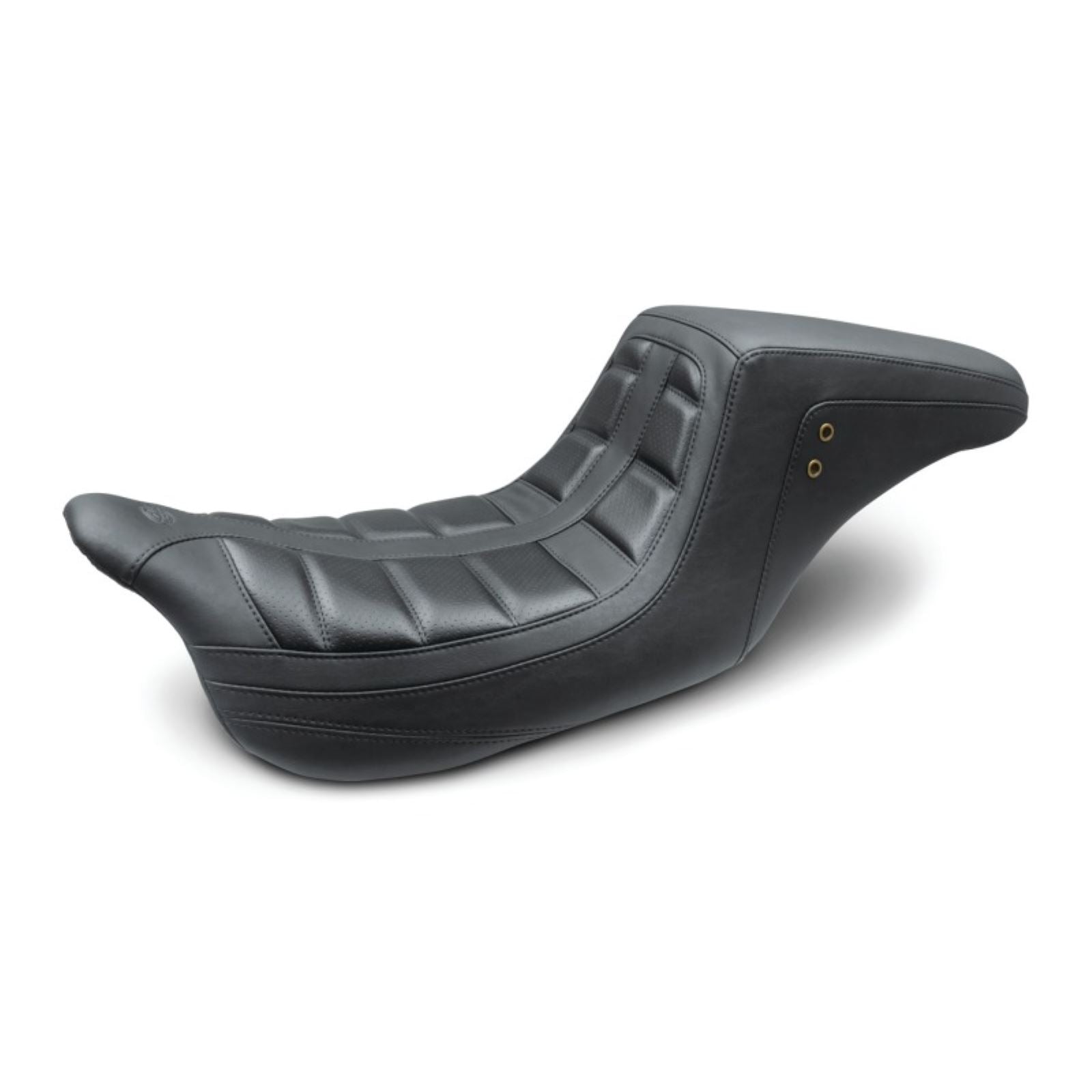 Mustang Motorcycle Products Squareback Seat - Tuck and Roll 75239_1673929