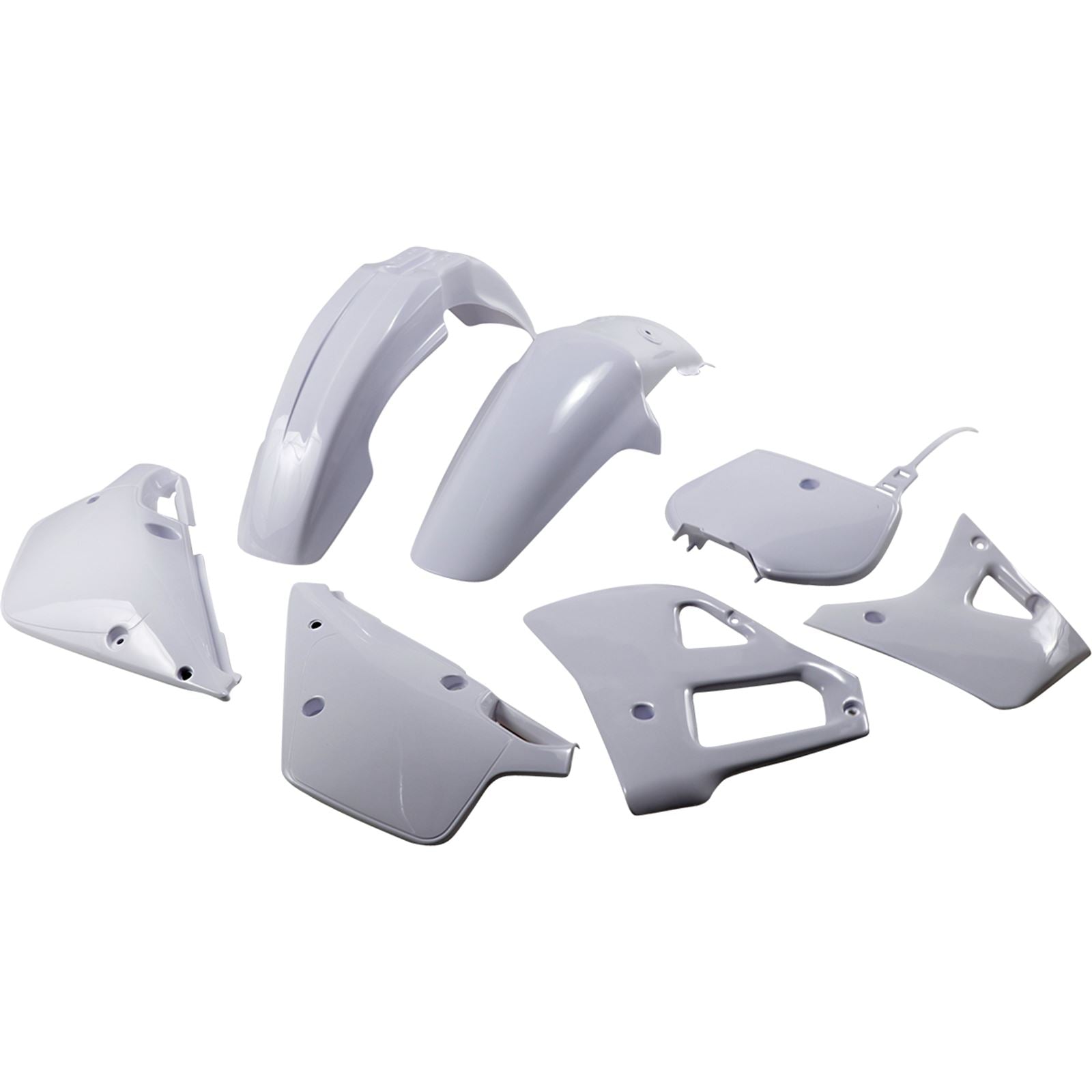 UFO Plastics Body Kit - White - YZ125 - '92 [MPN: YAKIT296-999]_1042111