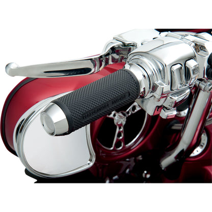 Performance Machine Chrome Elite Grips for Throttle-by-Wire 00635-2028CH_452574