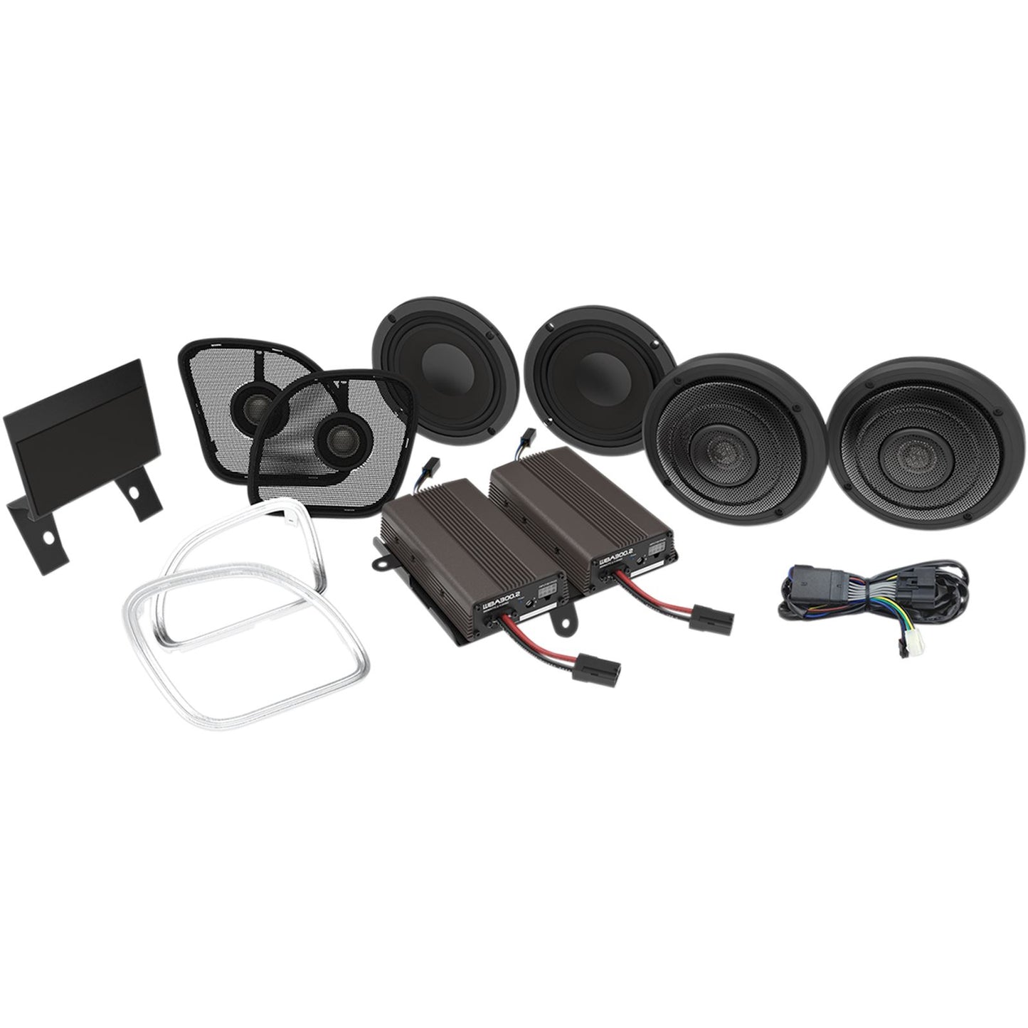 Wildboar Audio Front/Rear Speaker Kit with Amp WBA ULTRA KT RG_493355