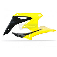Polisport Radiator Shroud Black/Yellow 8412500005_599635