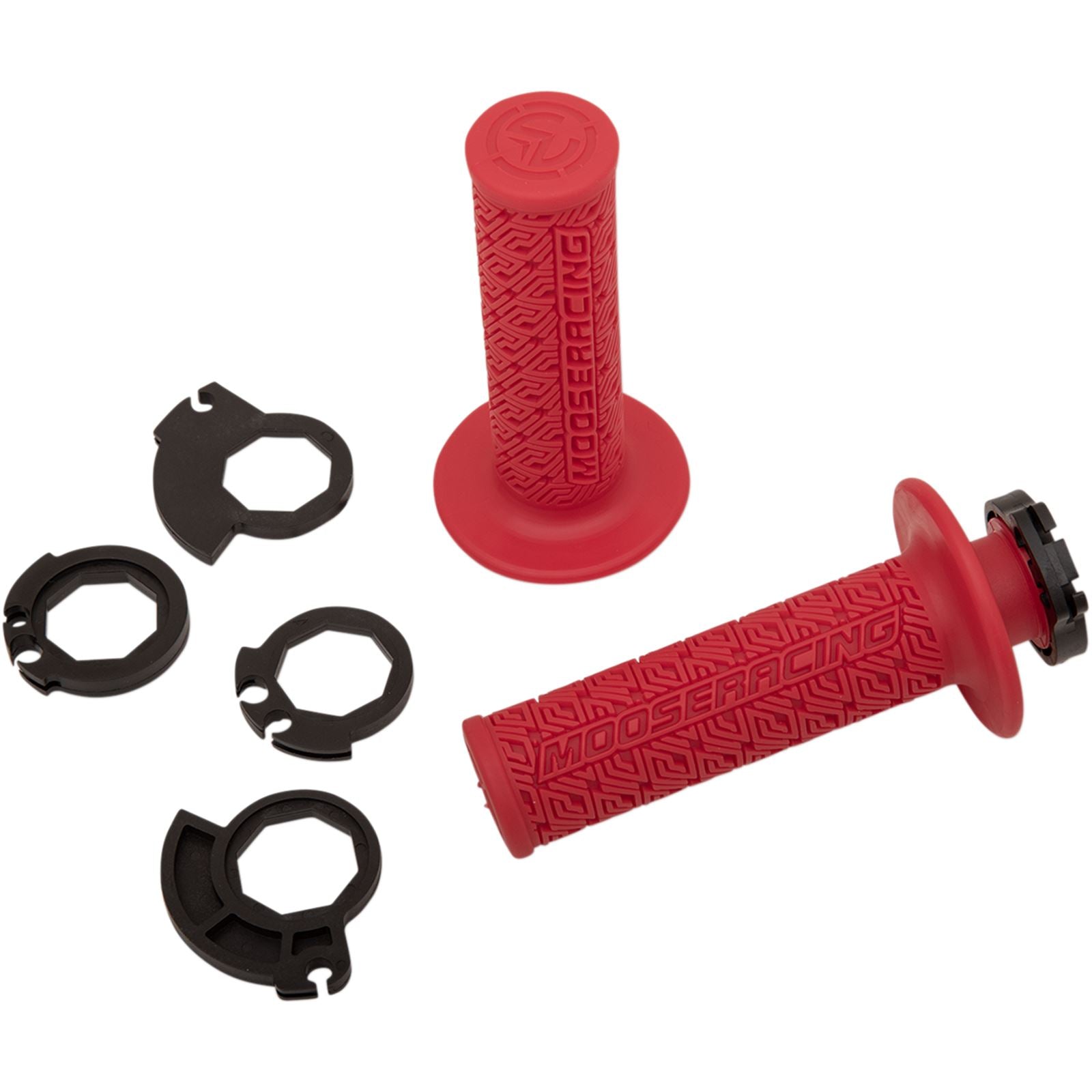 Moose Offroad Red/Gold Moose Lock-On Grips 0630-2539_431971