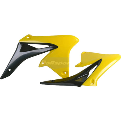 Polisport Radiator Shroud Black/Yellow 8413600003_289807