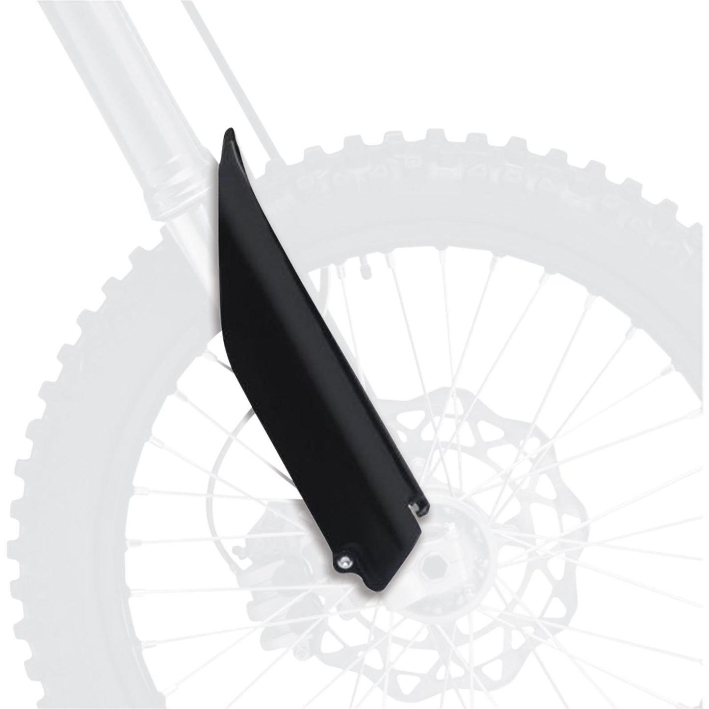 Polisport Fork Guards - Black For Suzuki RM-Z250/Z450 8398300002_912141