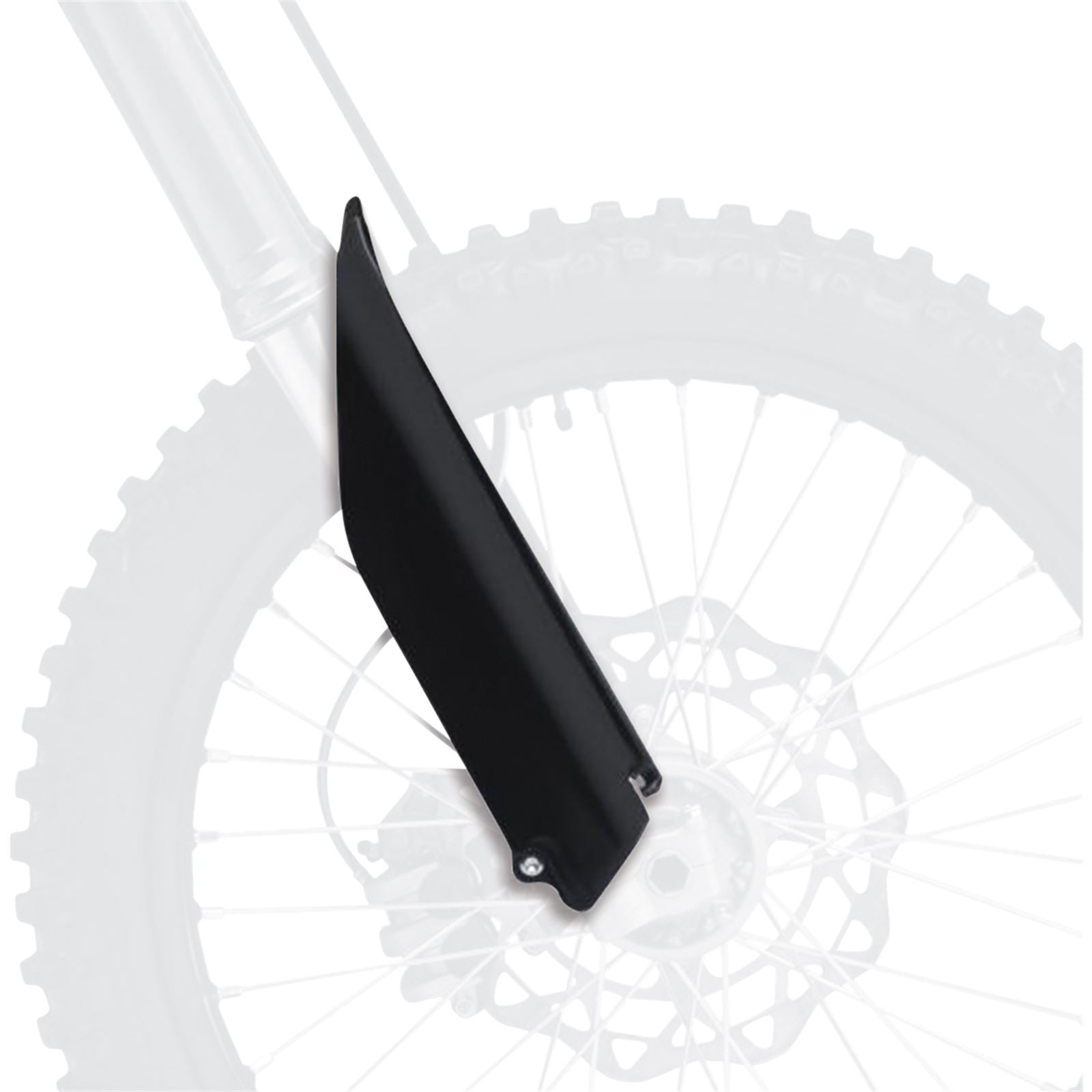 Polisport Fork Guards - Black For Suzuki RM-Z250/Z450 8398300002_912141