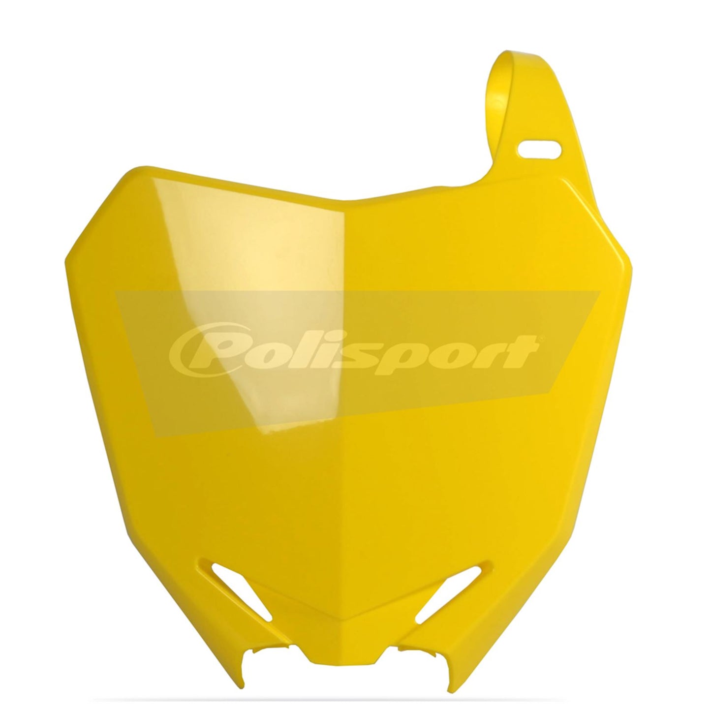 Polisport Front Number Plate - Yellow 8659300001_289839