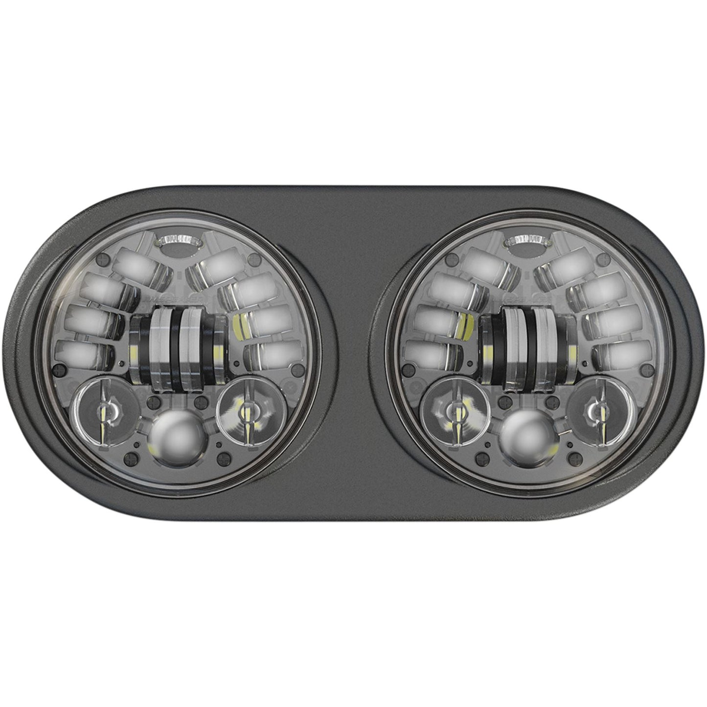 Custom Dynamics Adaptive LED Headlamps - For Harley Davidson - Black PB-RG13A-B_1042080