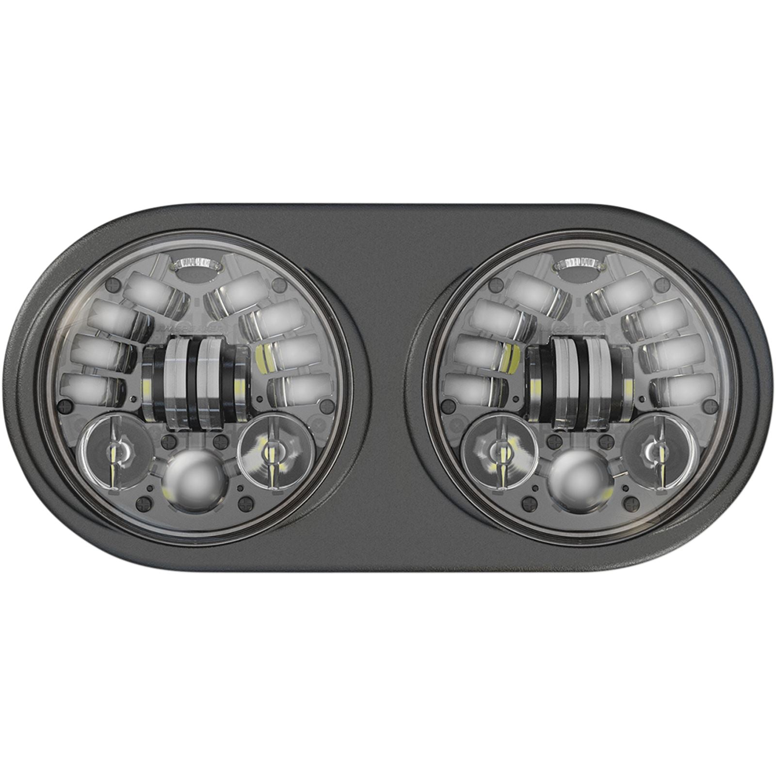 Custom Dynamics Adaptive LED Headlamps - For Harley Davidson - Black PB-RG13A-B_1042080