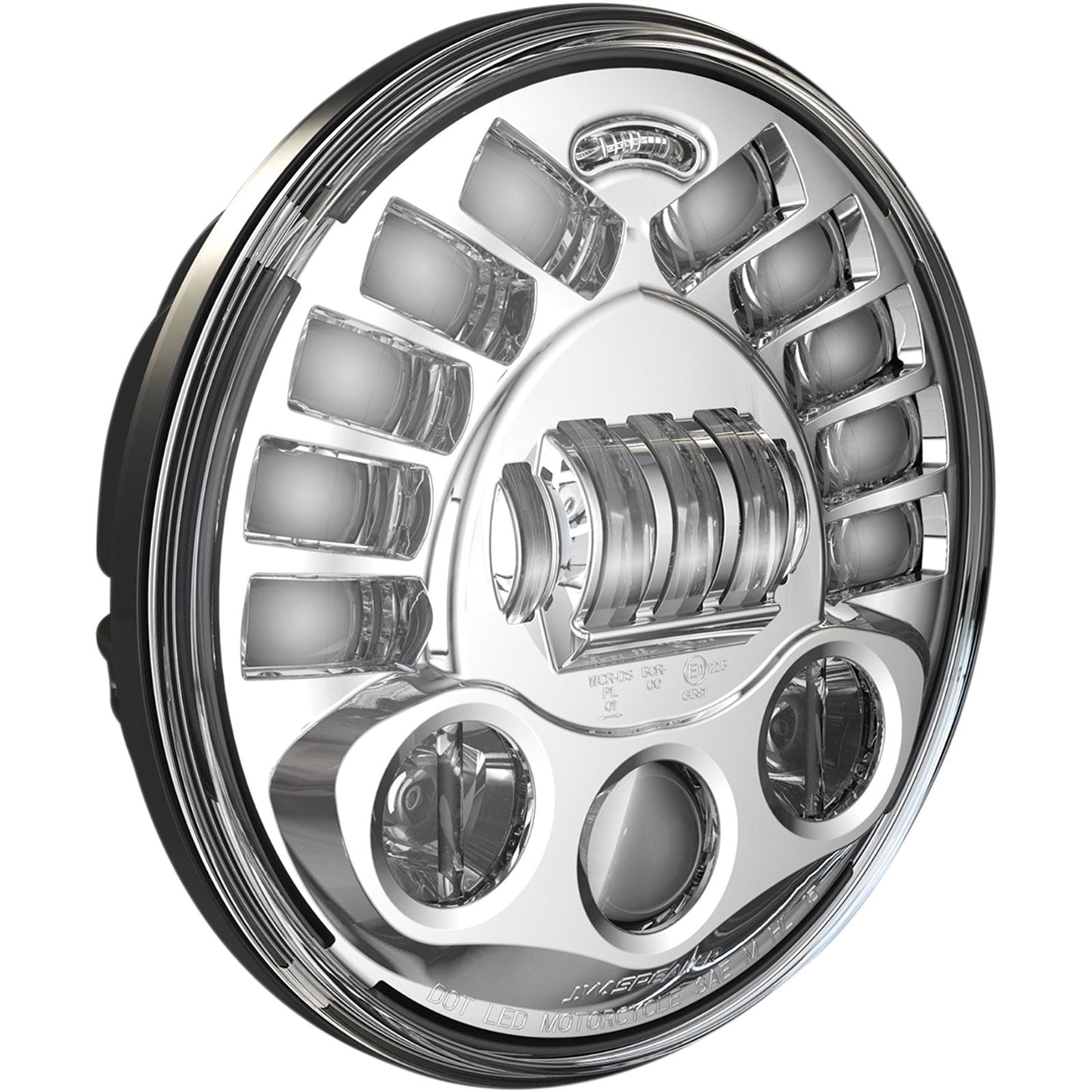Custom Dynamics Adaptive Headlight with Mount - Chrome PB-7PA-C_1042082
