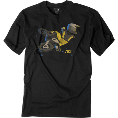 Factory Effex FX MOTO KIDS YELLOW youth t-shirt / black  M 19-83742_385675