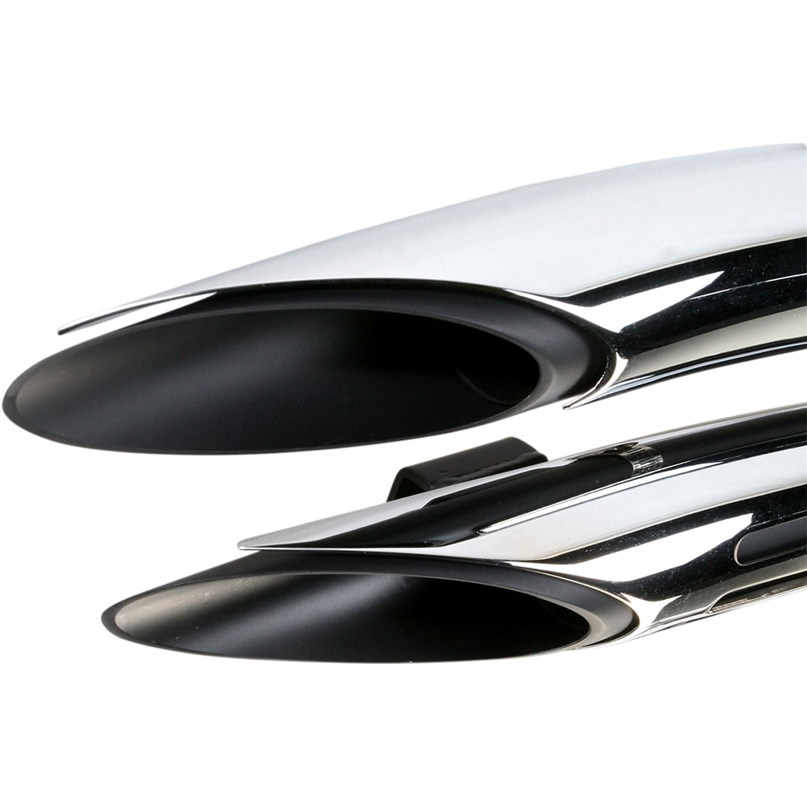 Bassani Manufacturing Sweeper Exhaust - Black/Chrome [MPN: 1SD2F]_349806
