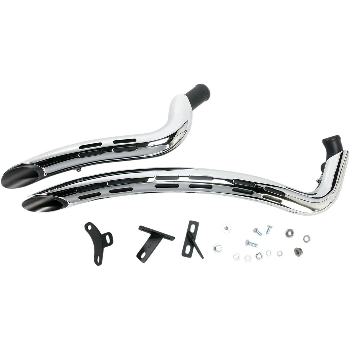 Bassani Manufacturing Sweeper Exhaust - Black/Chrome [MPN: 1SD2F]_349807