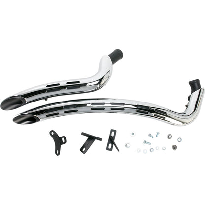 Bassani Manufacturing Sweeper Exhaust - Black/Chrome [MPN: 1SD2F]_349807