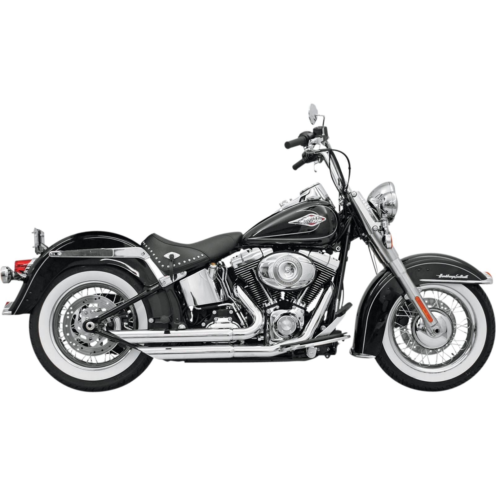 Bassani Manufacturing FireFlight Exhaust - Chrome - Softail [MPN: 12113B]_349699