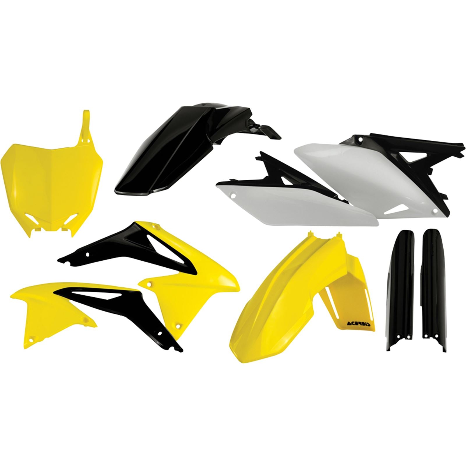 Acerbis Full Plastic Kit Yellow 2198033914_289961