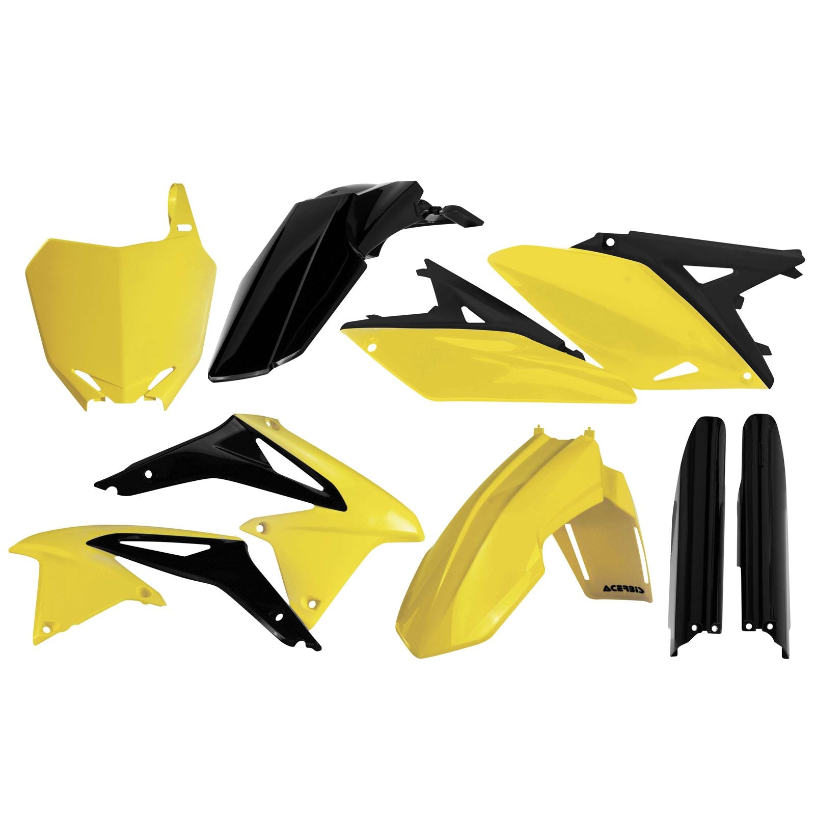 Acerbis Full Plastic Kit Yellow 2198034584_289965