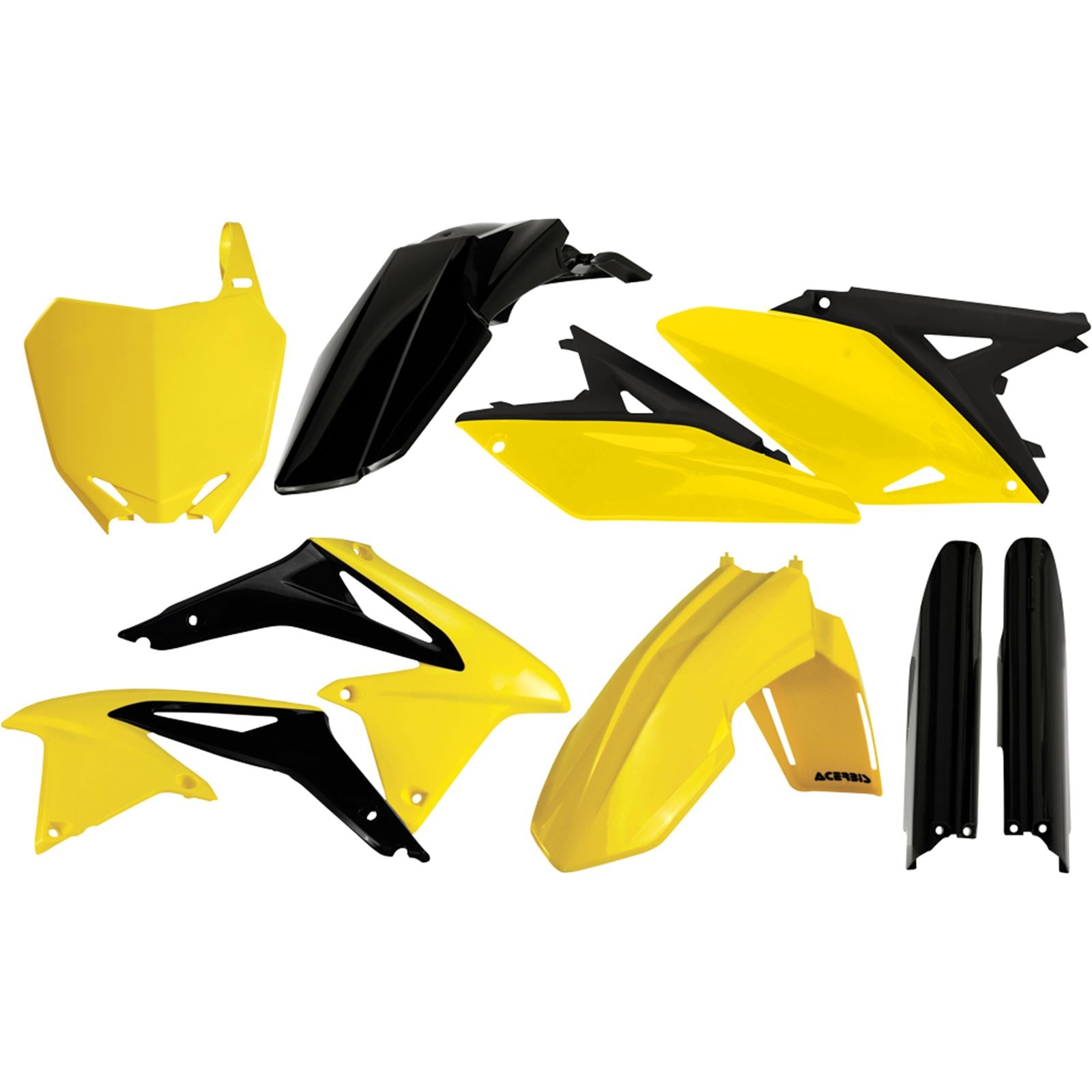 Acerbis Full Plastic Kit Yellow 2198034584_289967