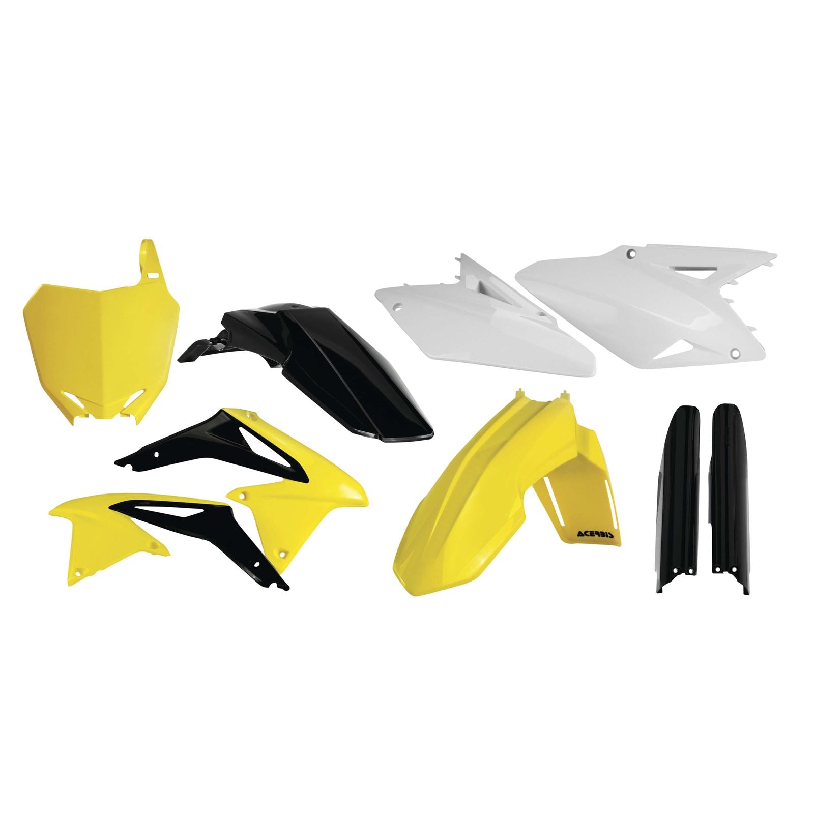 Acerbis Full Plastic Kit Yellow 2198043914_289972