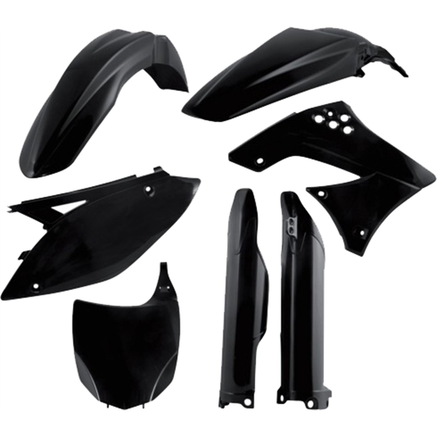 Acerbis Plastic Kit Black 2198060001_289987