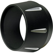 Bassani Manufacturing End Cap - Black - Fluted - Short Megaphone [MPN: BESMR]_350170